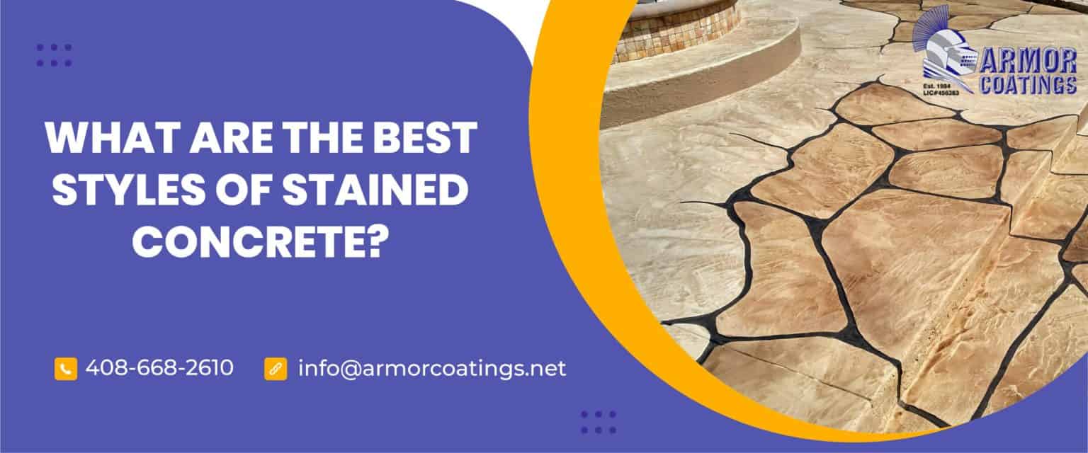 best styles of stained concrete
