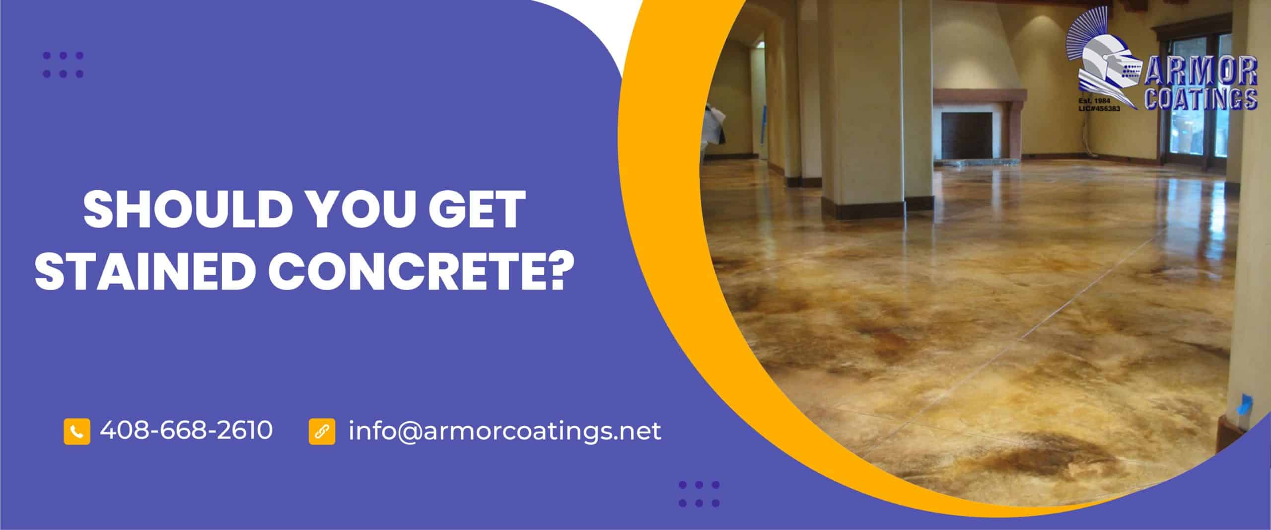 should you get stained concrete