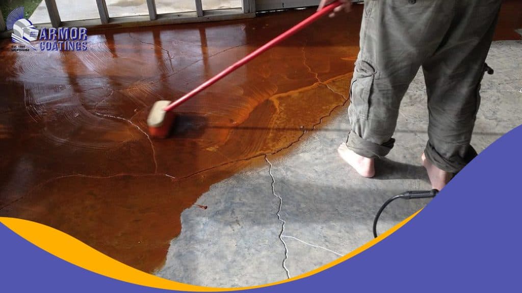 professional stained concrete