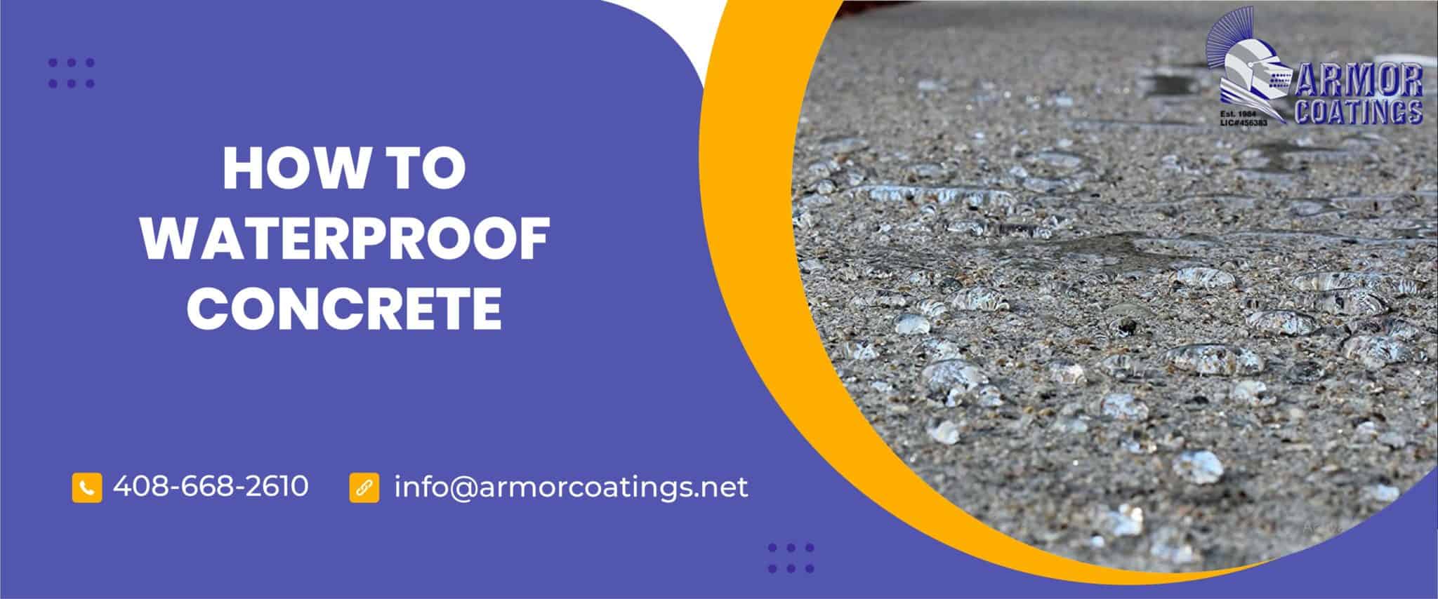 waterproof concrete