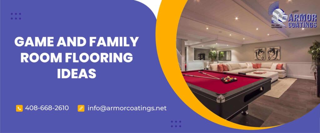 game and family room flooring ideas