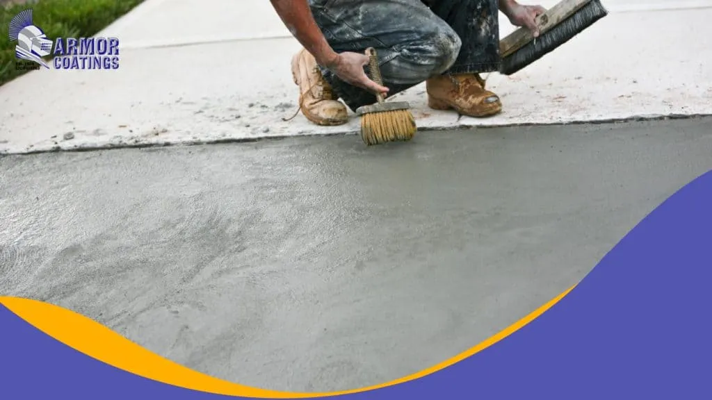 concrete driveway installation