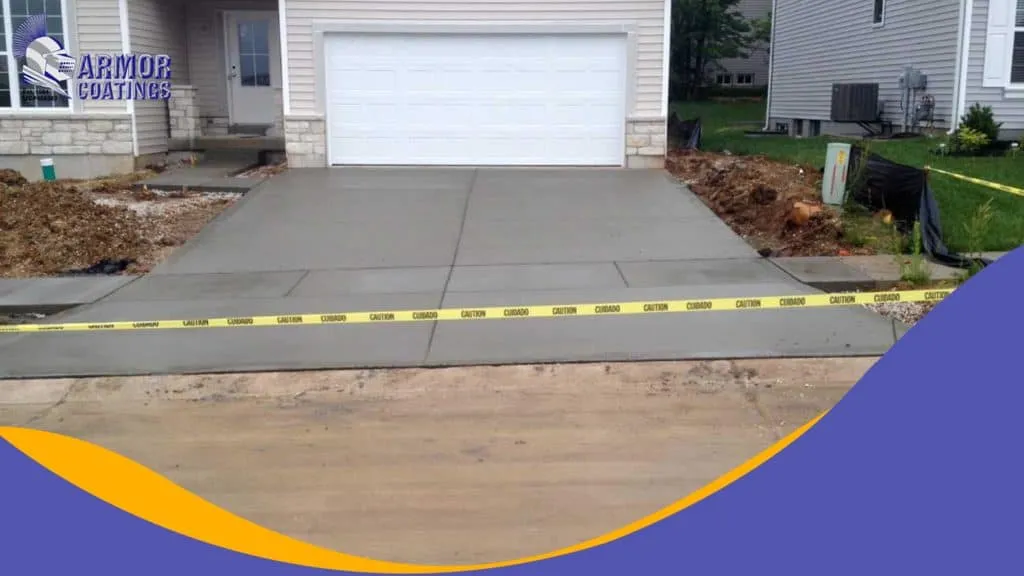 concrete driveway protection